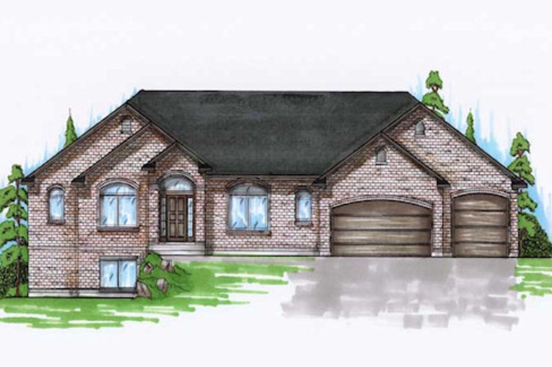 Home Plan - Traditional Exterior - Front Elevation Plan #5-267