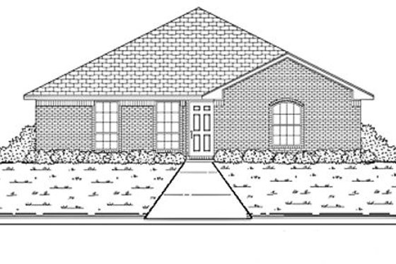 Exterior - Other Elevation for Traditional House Plan #84-298 - 3 bed, 2 bath