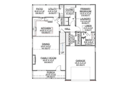 Craftsman Style House Plan - 3 Beds 2.5 Baths 1933 Sq/Ft Plan #1116-17 Floor 