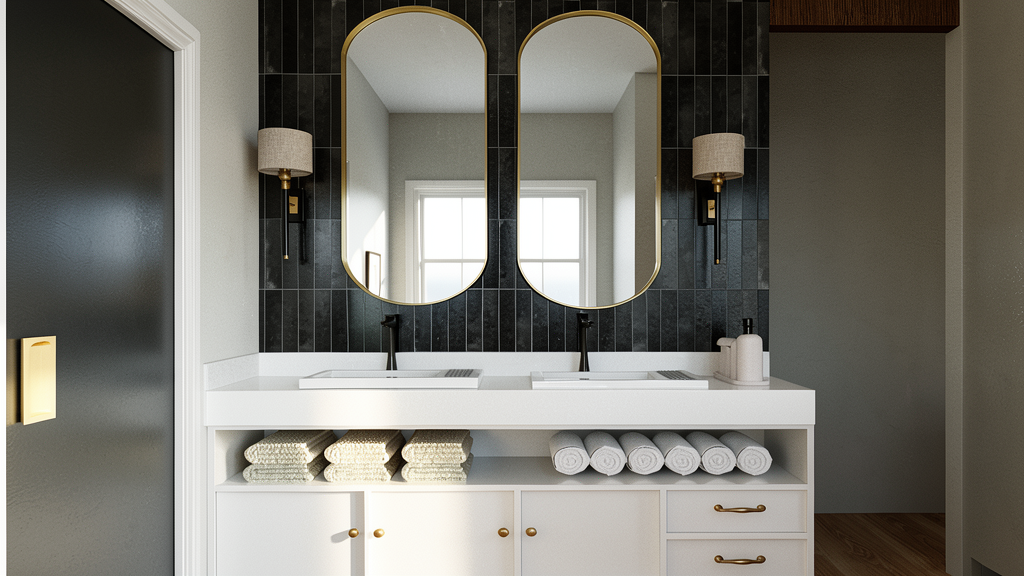Interior - Master Bathroom for Farmhouse House Plan #1064-122 - 3 bed, 2.5 bath