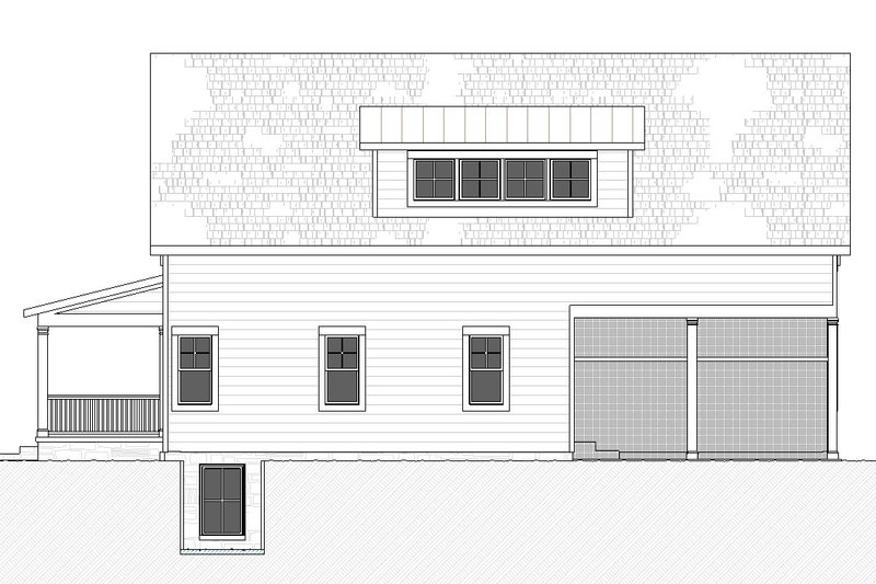 Architectural House Design - Exterior - Other Elevation 1 for Traditional House Plan #901-168 - 5 bed, 3.5 bath