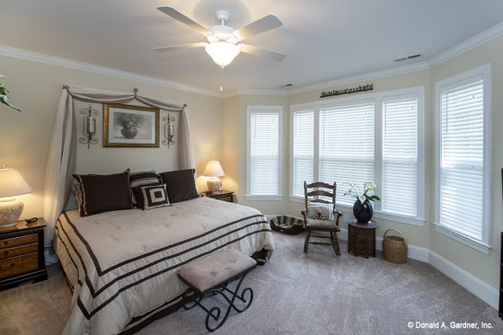 Interior - Master Bedroom for Country House Plan #929-704 - 3 bed, 2 bath