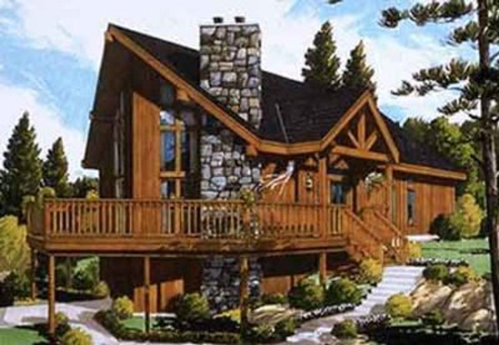 Contemporary Style House Plan - 4 Beds 2 Baths 1500 Sq/Ft Plan #3-119 - Houseplans.com