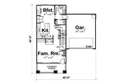 Craftsman Style House Plan - 3 Beds 2.5 Baths 1568 Sq/Ft Plan #20-1213 