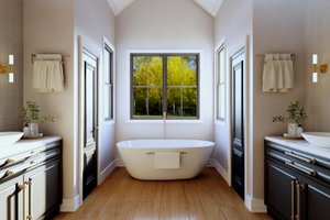 Interior - Master Bathroom for Contemporary House Plan #1064-332 - 5 bed, 6 bath