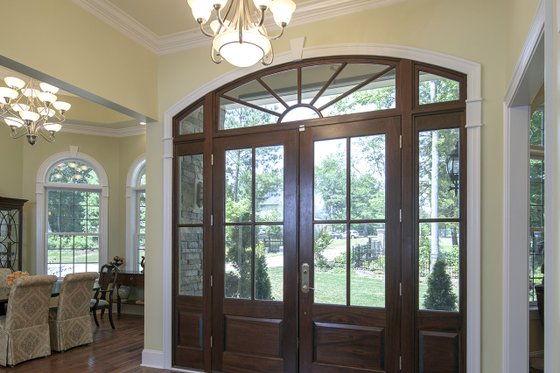 Interior - Entry for European House Plan #929-877 - 4 bed, 3 bath