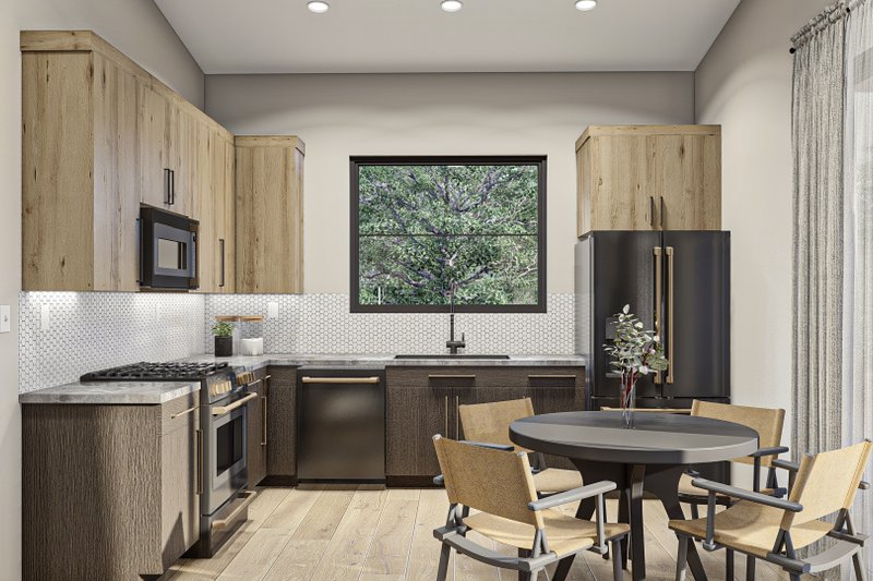 Home Plan - Interior - Kitchen 1 for Modern House Plan #455-529 - 2 bed, 2.5 bath