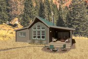 Barndominium Style House Plan - 2 Beds 3 Baths 1736 Sq/Ft Plan #1099-9 