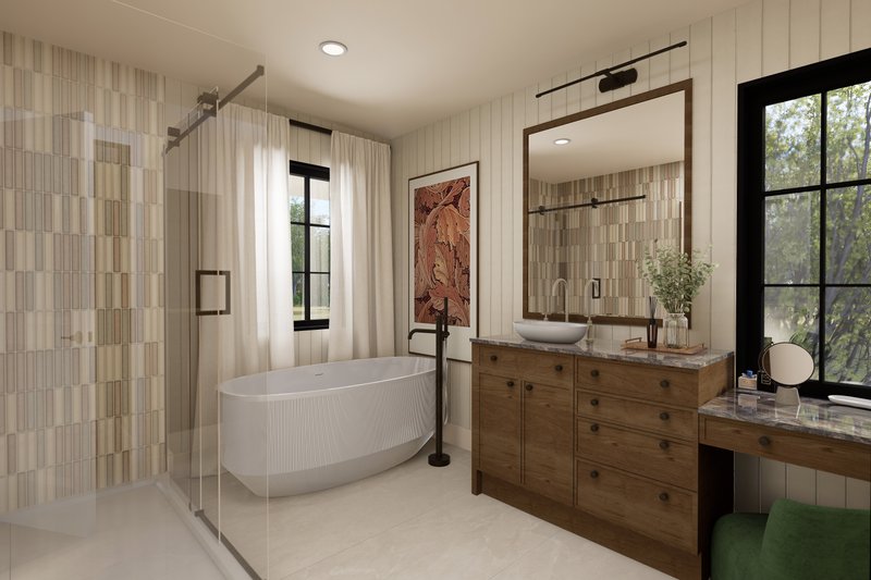 Dream House Plan - Interior - Bathroom 1 for Farmhouse House Plan #23-741 - 3 bed, 1.5 bath