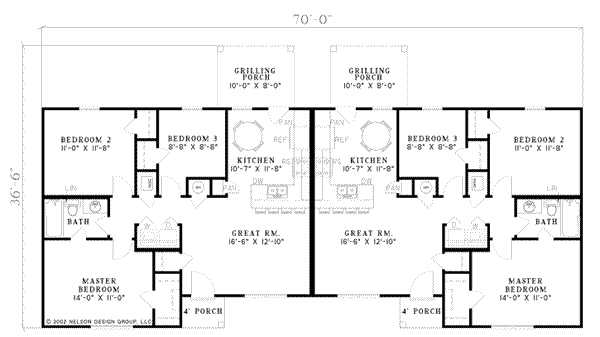 Dream House Plan - Ranch Floor Plan - Main Floor Plan #17-616