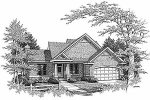 Traditional Exterior - Front Elevation Plan #70-228