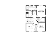 Craftsman Style House Plan - 4 Beds 2.5 Baths 1700 Sq/Ft Plan #48-494 