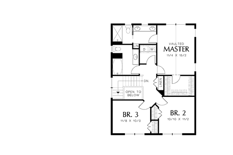 Craftsman Style House Plan 4 Beds 2.5 Baths 1700 Sq/Ft