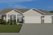 Traditional Style House Plan - 3 Beds 2 Baths 1644 Sq/Ft Plan #1060-56 