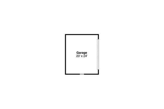 Floor Plan - Other Floor for Craftsman House Plan #124-609 - 3 bed, 2.5 bath