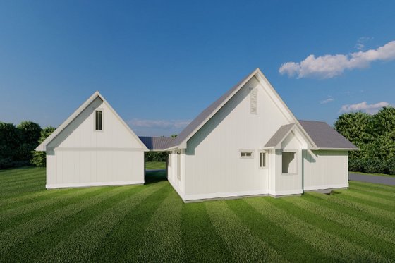 Exterior - Other Elevation for Farmhouse House Plan #126-250 - 2 bed, 2 bath