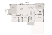 Craftsman Style House Plan - 3 Beds 2 Baths 1615 Sq/Ft Plan #461-52 