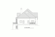 European Style House Plan - 4 Beds 3.5 Baths 2832 Sq/Ft Plan #119-257 