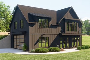 Country Exterior - Front Elevation Plan #1064-266