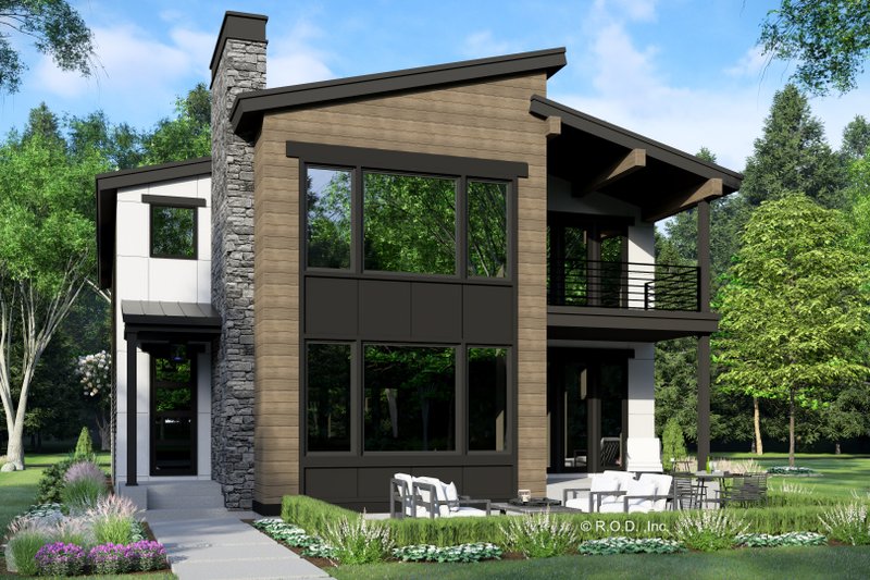 Dream House Plan - Modern Exterior - Front Elevation Plan #51-1281
