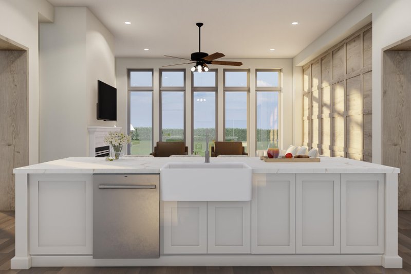 Home Plan - Interior - Kitchen 1 for Prairie House Plan #923-405 - 4 bed, 2.5 bath