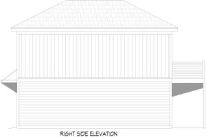 Exterior - Other Elevation 1 for Contemporary House Plan #932-1030 - 1 bed, 1.5 bath