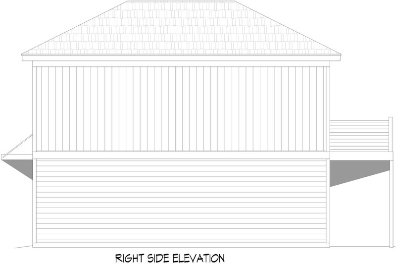 Architectural House Design - Exterior - Other Elevation 1 for Contemporary House Plan #932-1030 - 1 bed, 1.5 bath