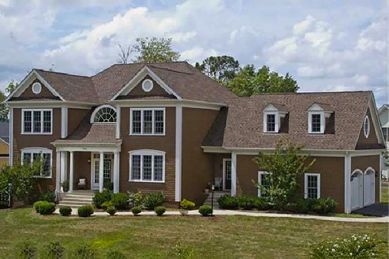 Dream House Plan - Exterior - Front Elevation 3 for Country House Plan #137-210 - 5 bed, 4 bath