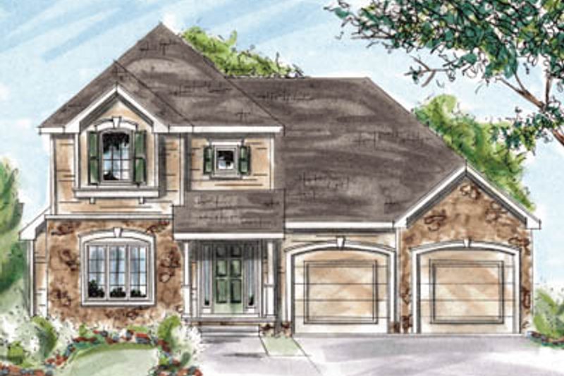 House Design - Traditional Exterior - Front Elevation Plan #20-1253