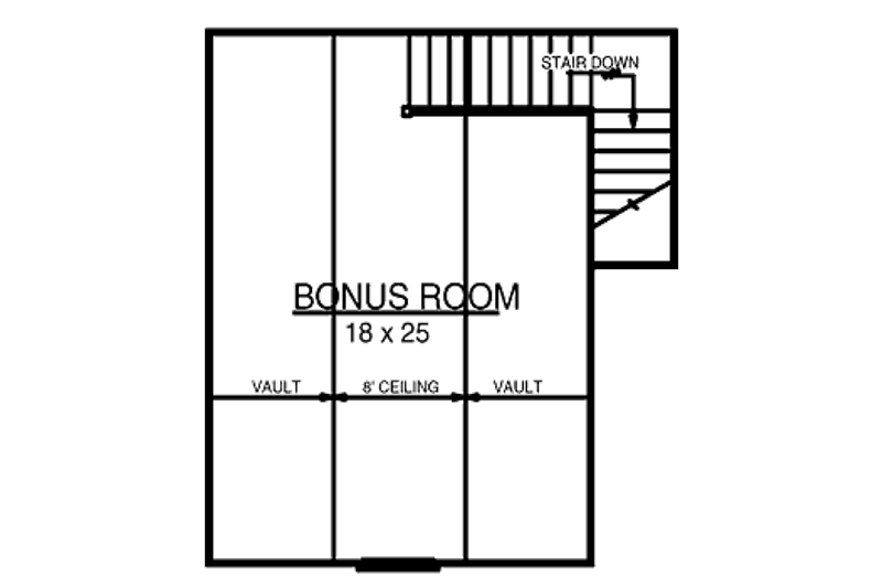 Home Plan - Floor Plan - Other Floor for Country House Plan #14-236 - 3 bed, 2.5 bath