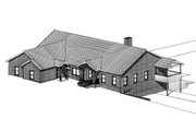 Country Style House Plan - 3 Beds 3 Baths 3121 Sq/Ft Plan #123-111 