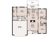 Traditional Style House Plan - 3 Beds 2 Baths 1354 Sq/Ft Plan #36-478 