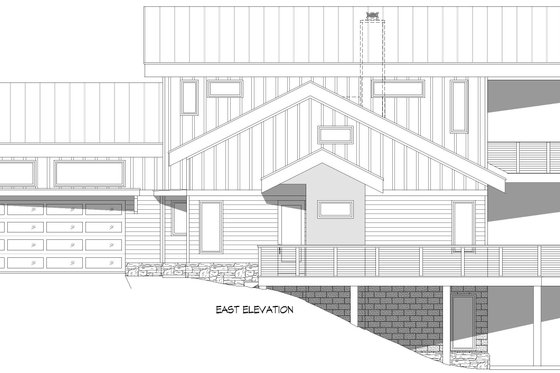 Exterior - Other Elevation 6 for Contemporary House Plan #932-1273 - 4 bed, 3 bath