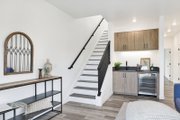 Contemporary Style House Plan - 2 Beds 2.5 Baths 1387 Sq/Ft Plan #1070-225 