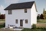 Modern Style House Plan - 3 Beds 1.5 Baths 1277 Sq/Ft Plan #455-571 Exterior 