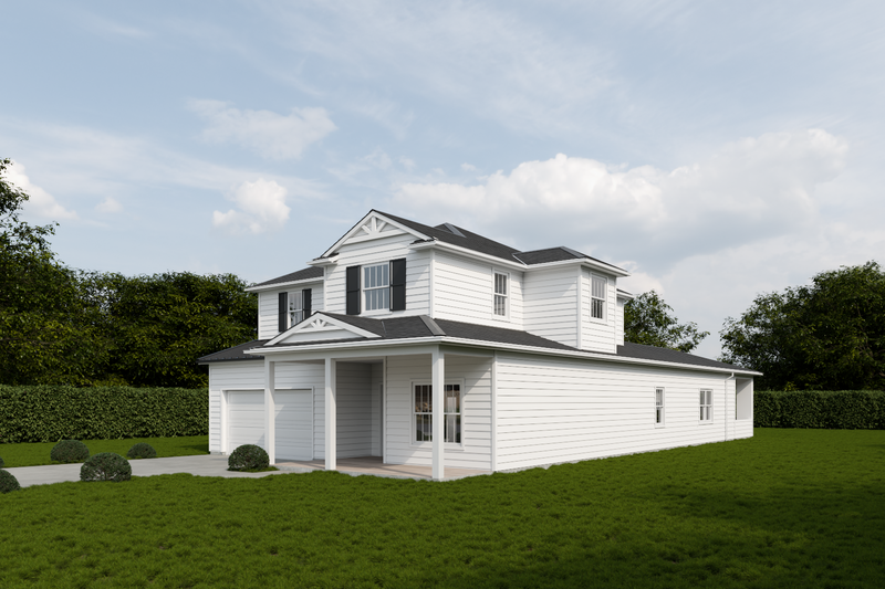 Architectural House Design - Exterior - Other Elevation for Farmhouse House Plan #1112-11 - 4 bed, 3.5 bath