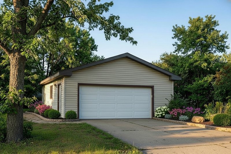 Exterior - Front Elevation 2 for Traditional House Plan #22-533, 0 bath