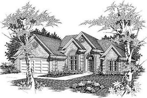 Traditional Exterior - Front Elevation Plan #329-233