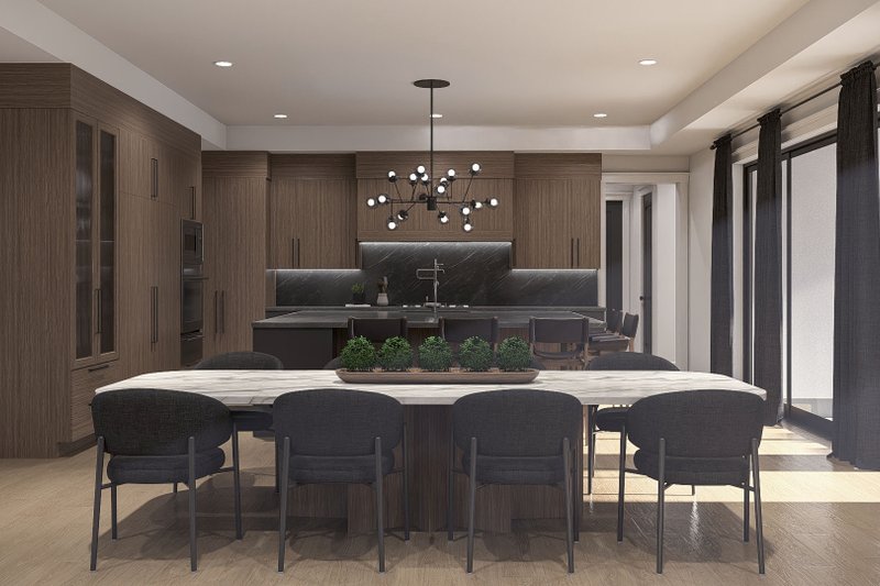 Dream House Plan - Interior - Dining Room for Cottage House Plan #455-714 - 5 bed, 5 bath