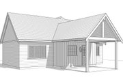 Cottage Style House Plan - 2 Beds 2 Baths 967 Sq/Ft Plan #1114-58 Exterior 