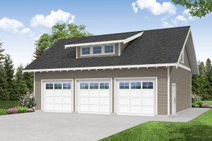 House Plan Design - Cottage Exterior - Front Elevation Plan #124-1323