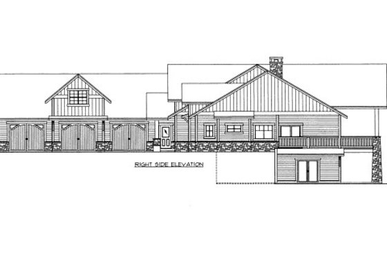 Exterior - Other Elevation for Bungalow House Plan #117-624 - 3 bed, 2.5 bath