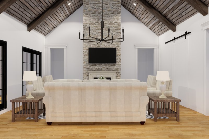 House Plan Design - Interior - Family Room for Craftsman House Plan #17-2609 - 5 bed, 3.5 bath