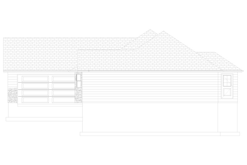 House Design - Exterior - Other Elevation 1 for Traditional House Plan #1060-225 - 3 bed, 2 bath