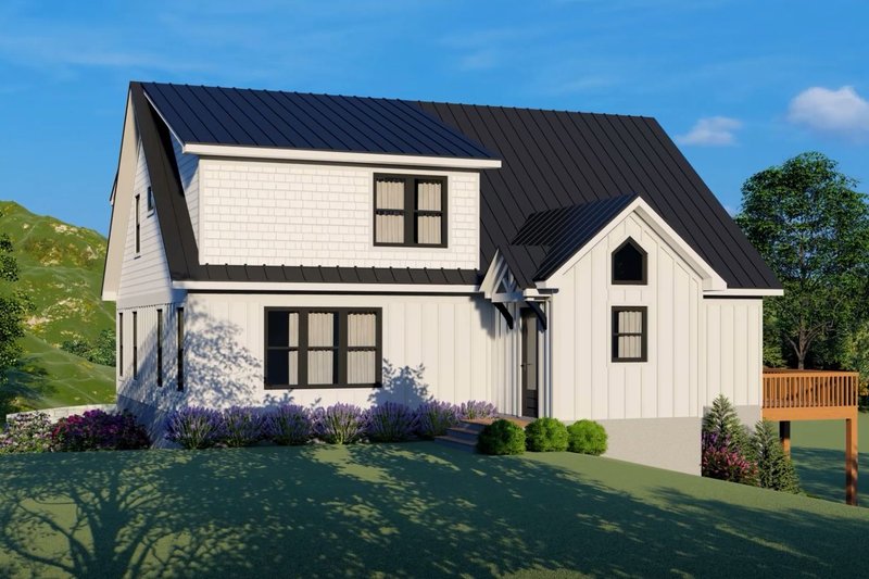 Architectural House Design - Photo 3 for Country House Plan #932-659 - 3 bed, 4 bath