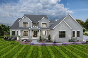 Farmhouse Exterior - Front Elevation Plan #1089-10