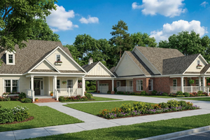 Traditional Exterior - Front Elevation Plan #17-643