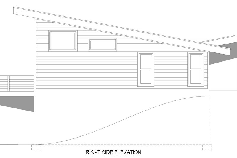 Dream House Plan - Exterior - Other Elevation 1 for Contemporary House Plan #932-798 - 1 bed, 2 bath