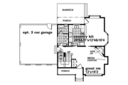 Farmhouse Style House Plan - 3 Beds 2.5 Baths 1681 Sq/Ft Plan #47-348 