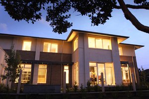 Exterior - Rear Elevation for Modern House Plan #496-2 - 4 bed, 2.5 bath